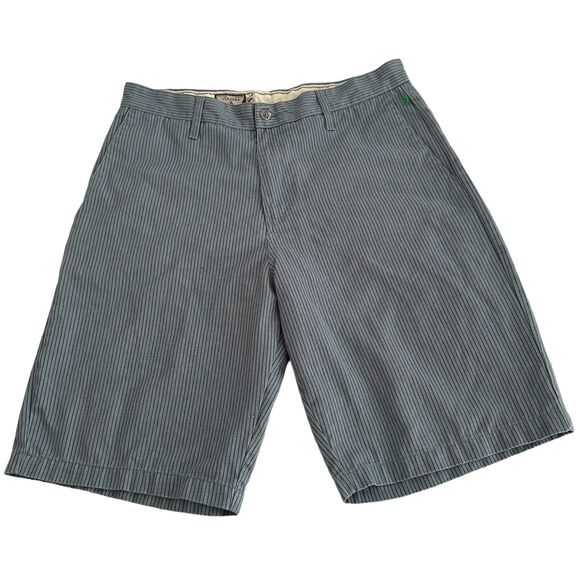 Volcom Shorts Men's Frickin Stripe Chino Shorts Size 33 Striped Beach Golf - Picture 1 of 6